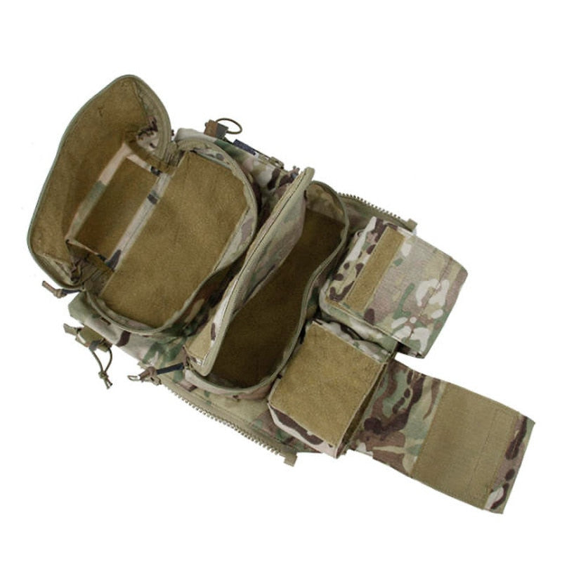 TMC New Attack Panel Bag Tactical Vest Zipper Pouch Non Reflective Cordura  Fabric – TMC Tactical Gear