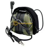 EARMOR M32 MOD4 Tactical Headset & M52 PTT One Set Fit for Military and Shooting Noise Canceling Headphones