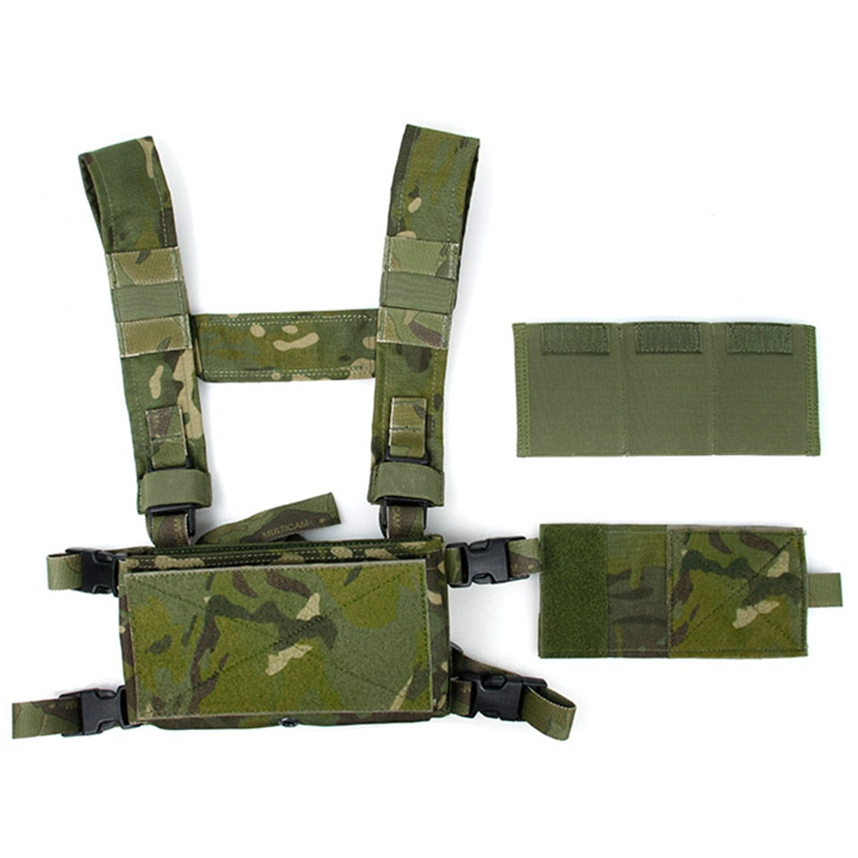 TMC SS Micro Low Profile Light Fight Combat Chest Rig Tactical Vest – TMC  Tactical Gear